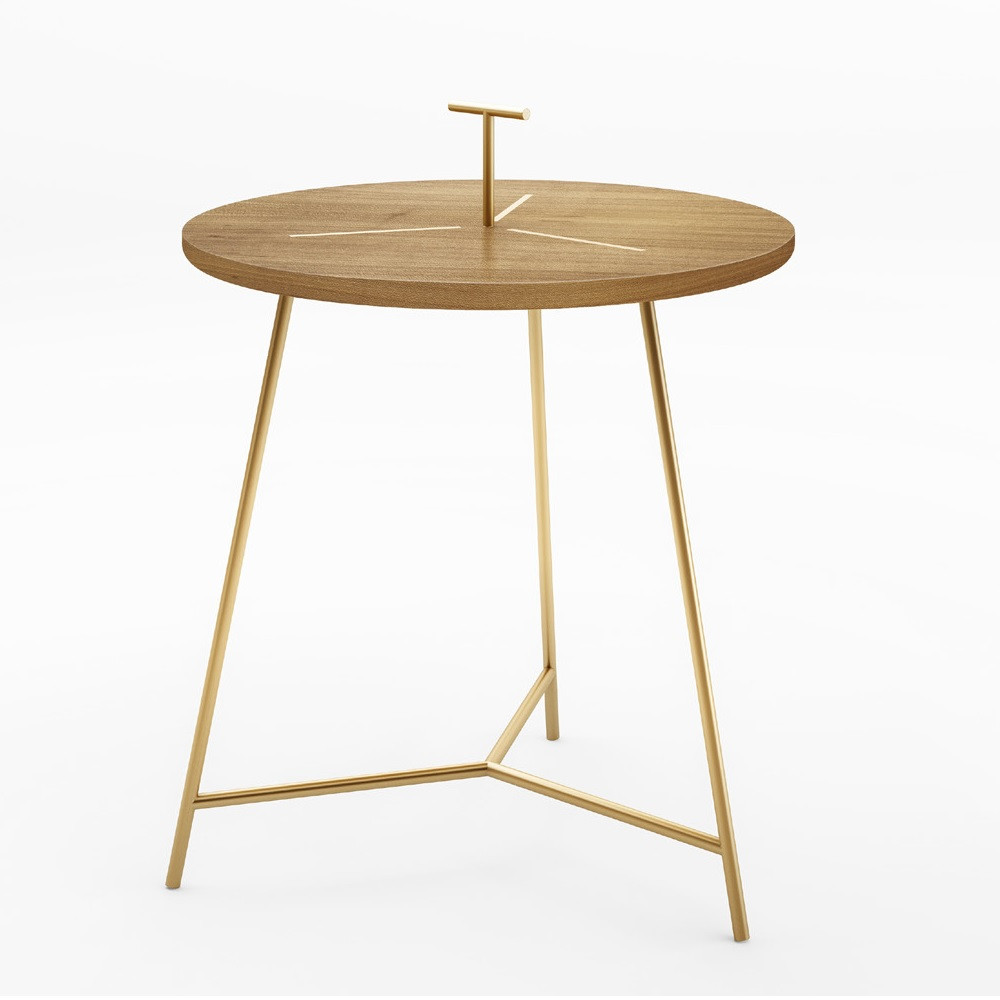 mesa-lateral-arcus-redonda-alto-padrão-freijo-jequitiba-laca-fosca-iki Mesa Lateral Redonda Arcus