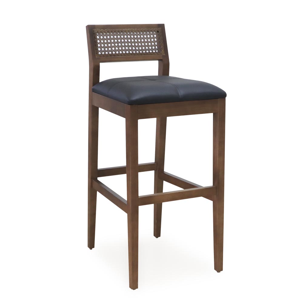 Banqueta Thonet Hexa em couro