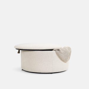 Pufe Wit - Baú Mesa